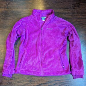 Columbia Pearl Plush II Fleece Jacket / Women's XL / Pink ("Bright Plum")